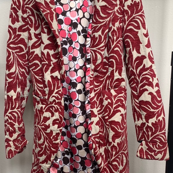Maribou Handmade asymmetric cut BOHO Coat. Size S - Picture 1 of 6